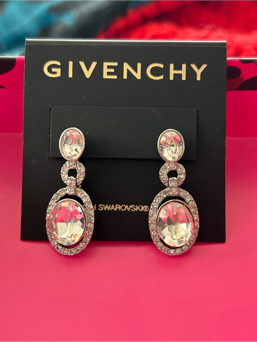 Givenchy Silver Tone Earrings